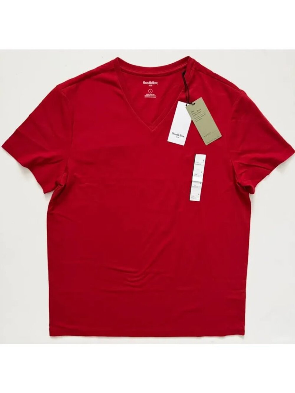 Goodfellow Men’s V-neck Short Sleeve T-shirt Size L